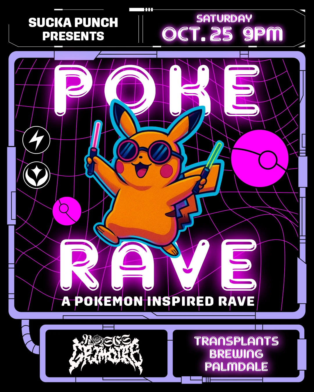 Event poster for dj