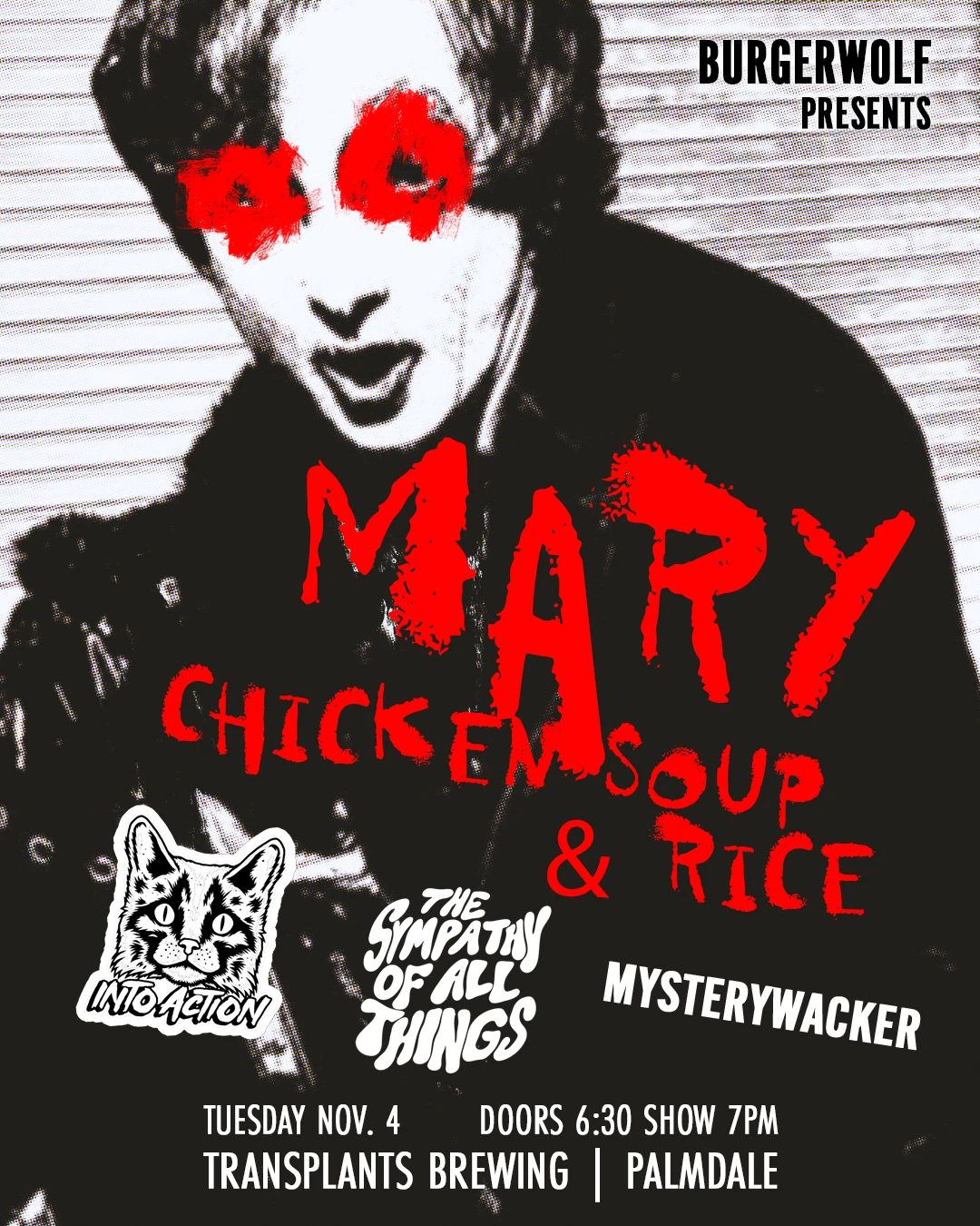 Event poster for concert