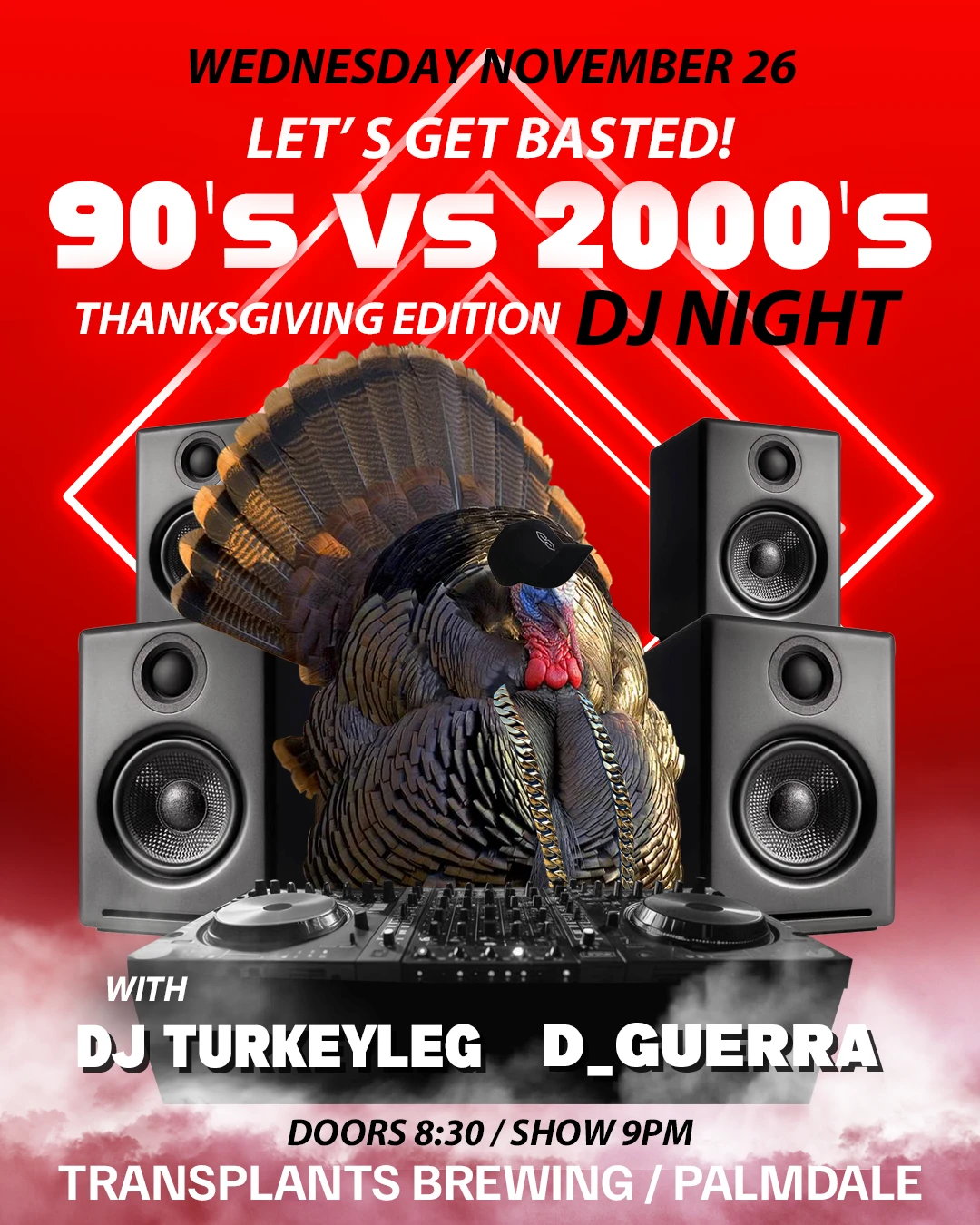 Event poster for dj