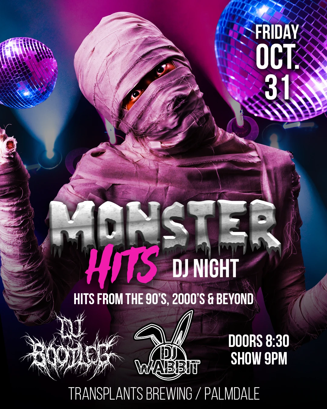 Event poster for dj