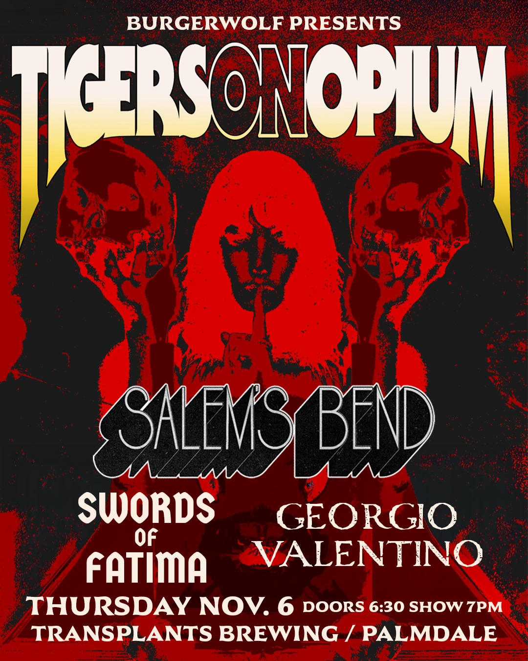 Event poster for concert