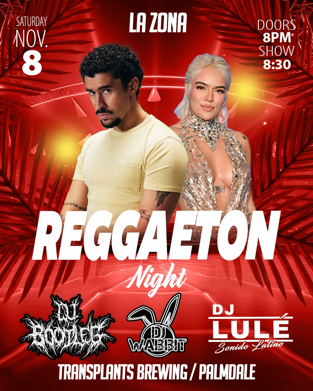 Event poster for dj