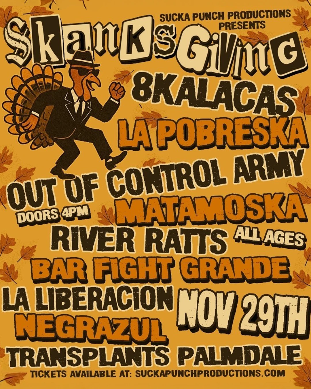 Event poster for concert