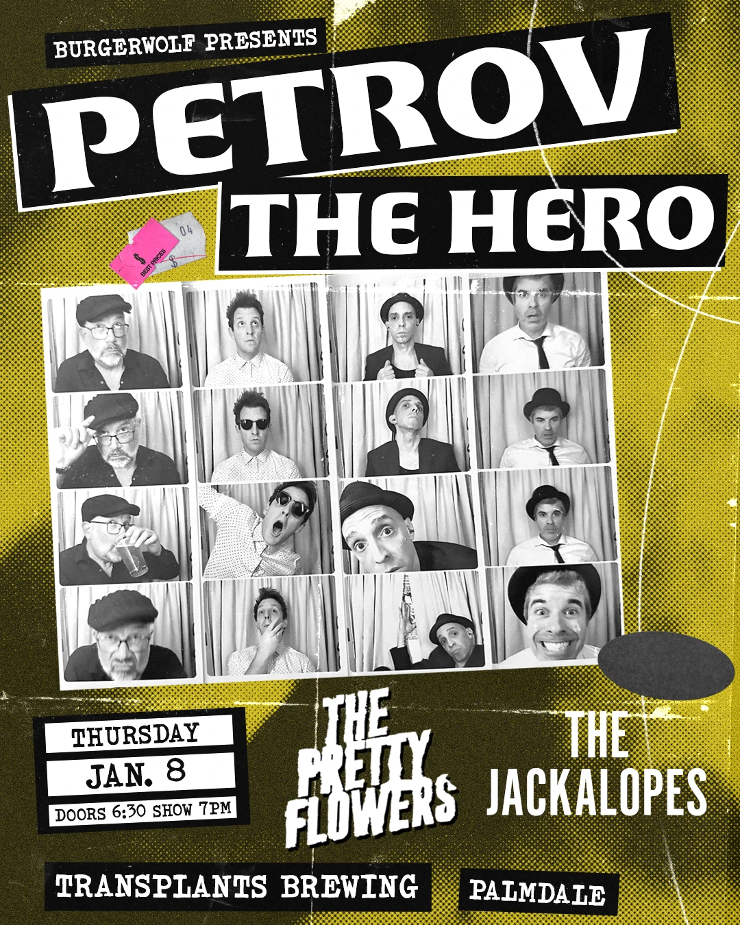 Event poster for concert