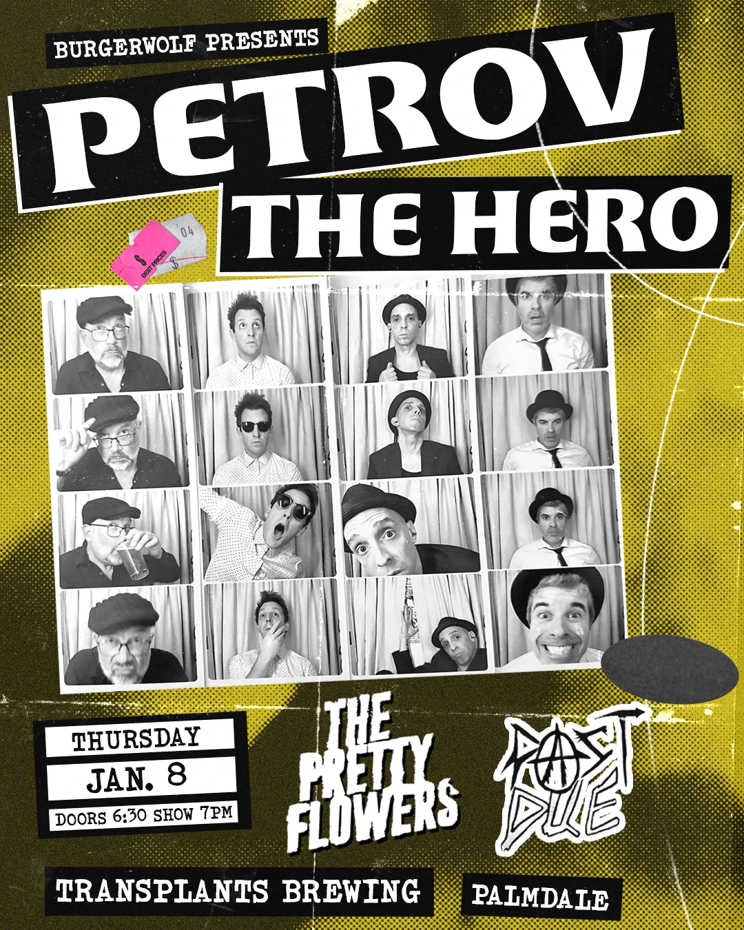 Event poster for concert