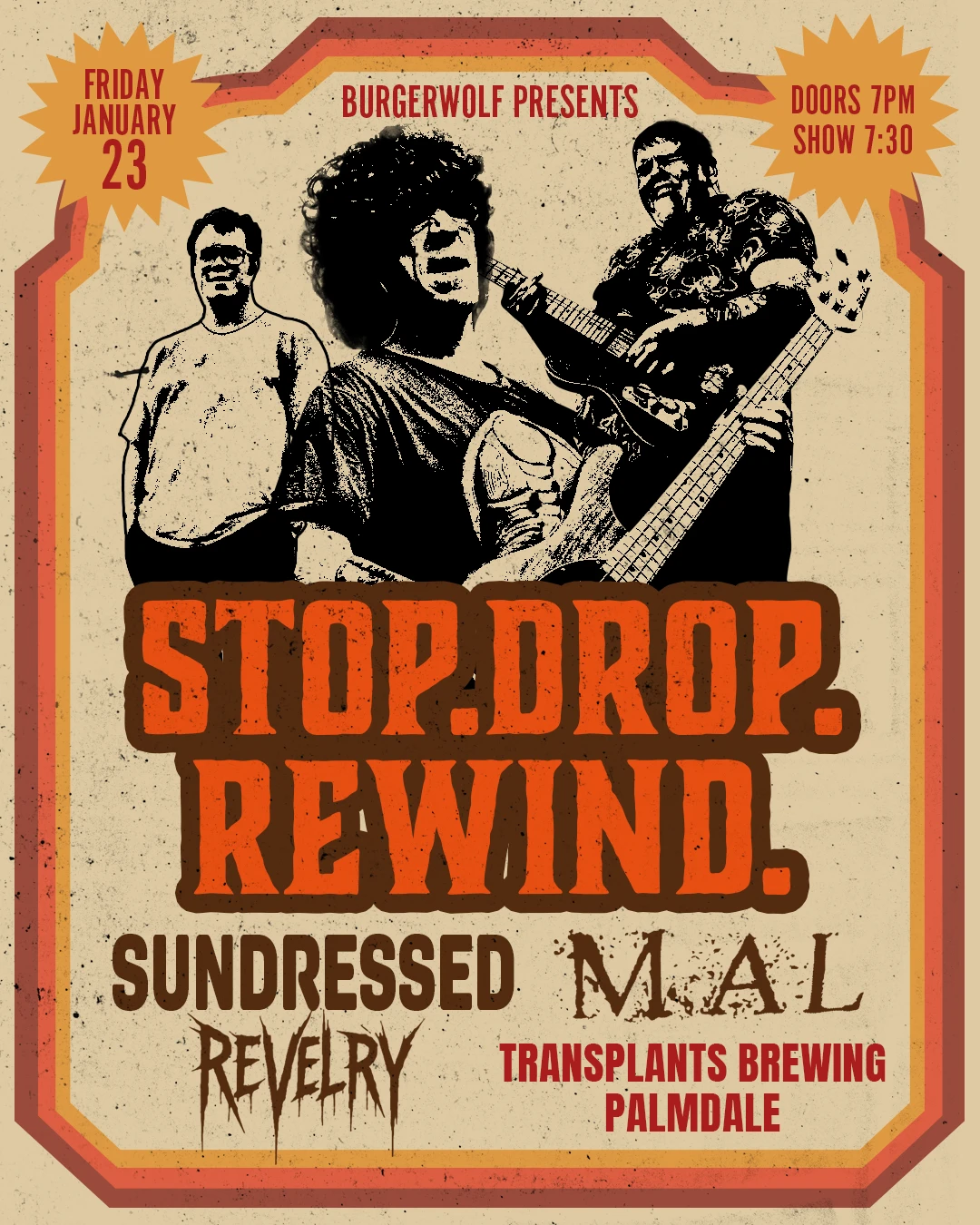 Event poster for concert