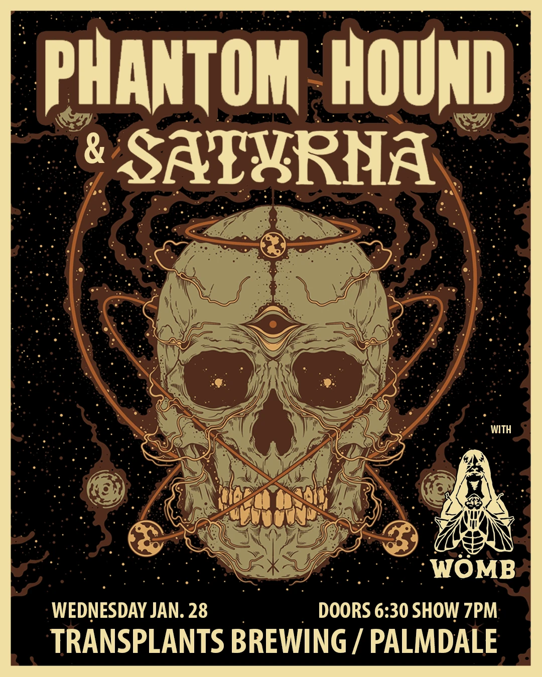 Event poster for concert