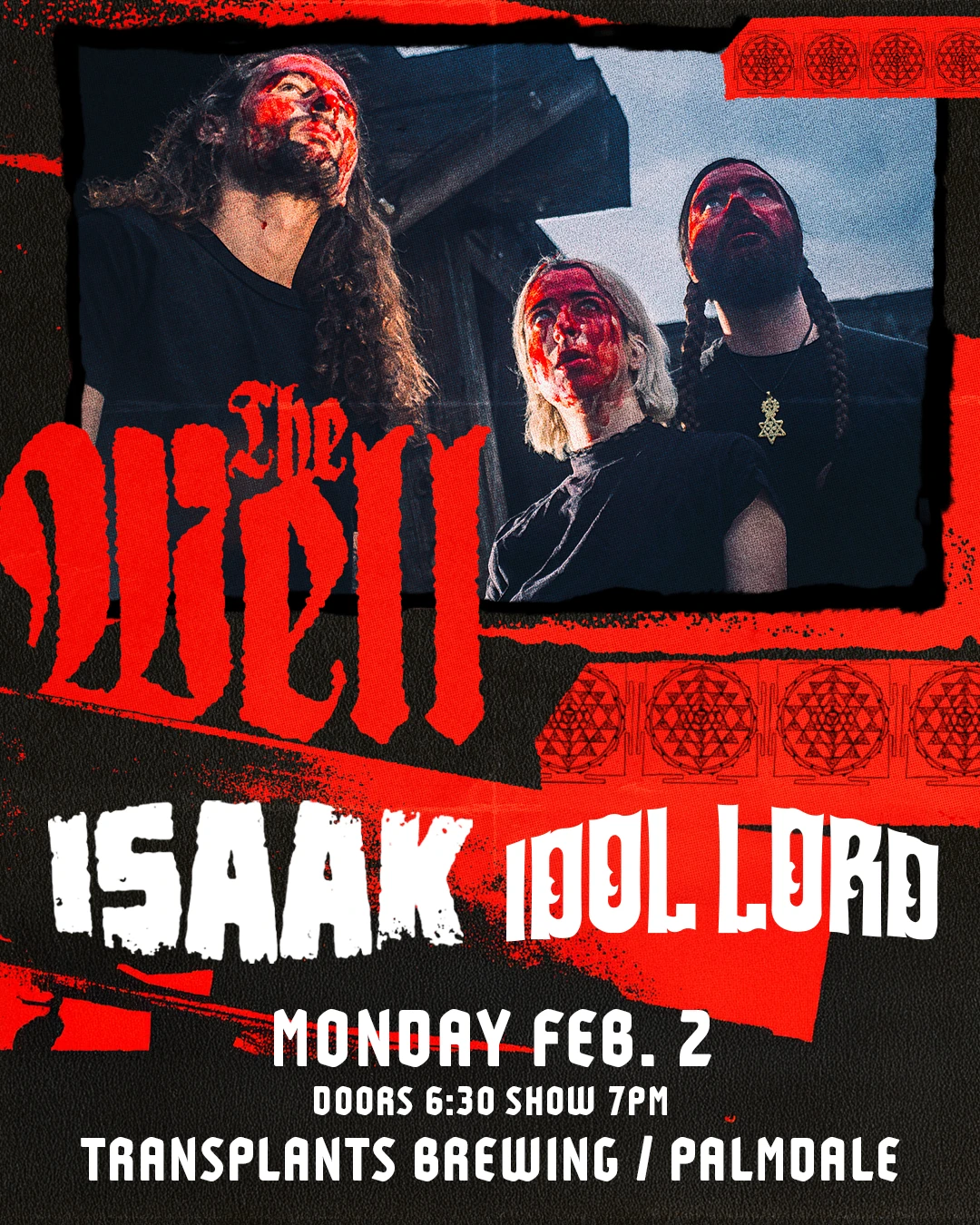 Event poster for concert