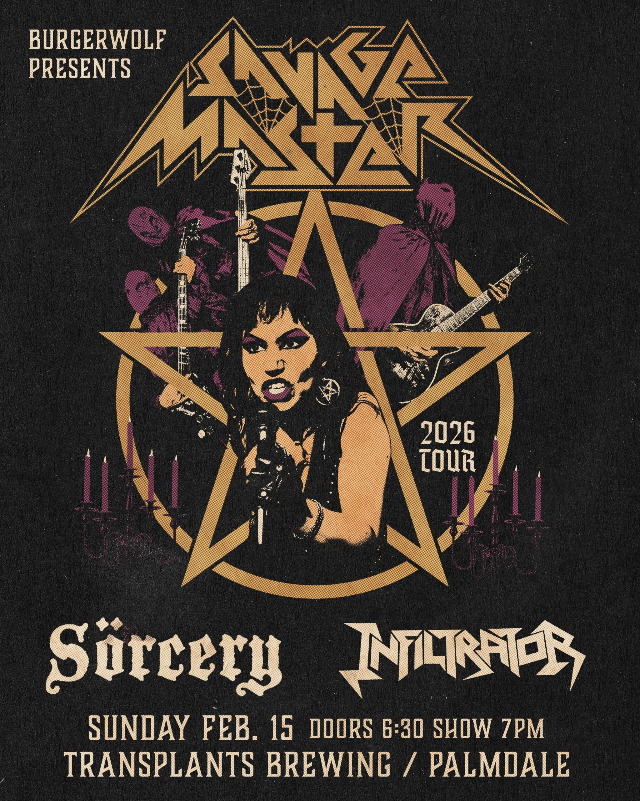 Event poster for concert