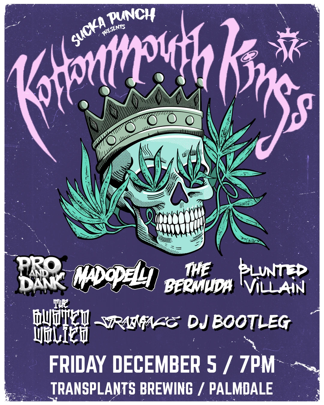 Event poster for concert