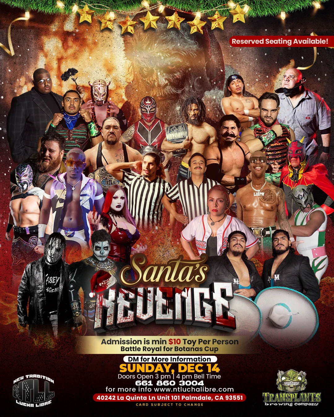 Event poster for performance