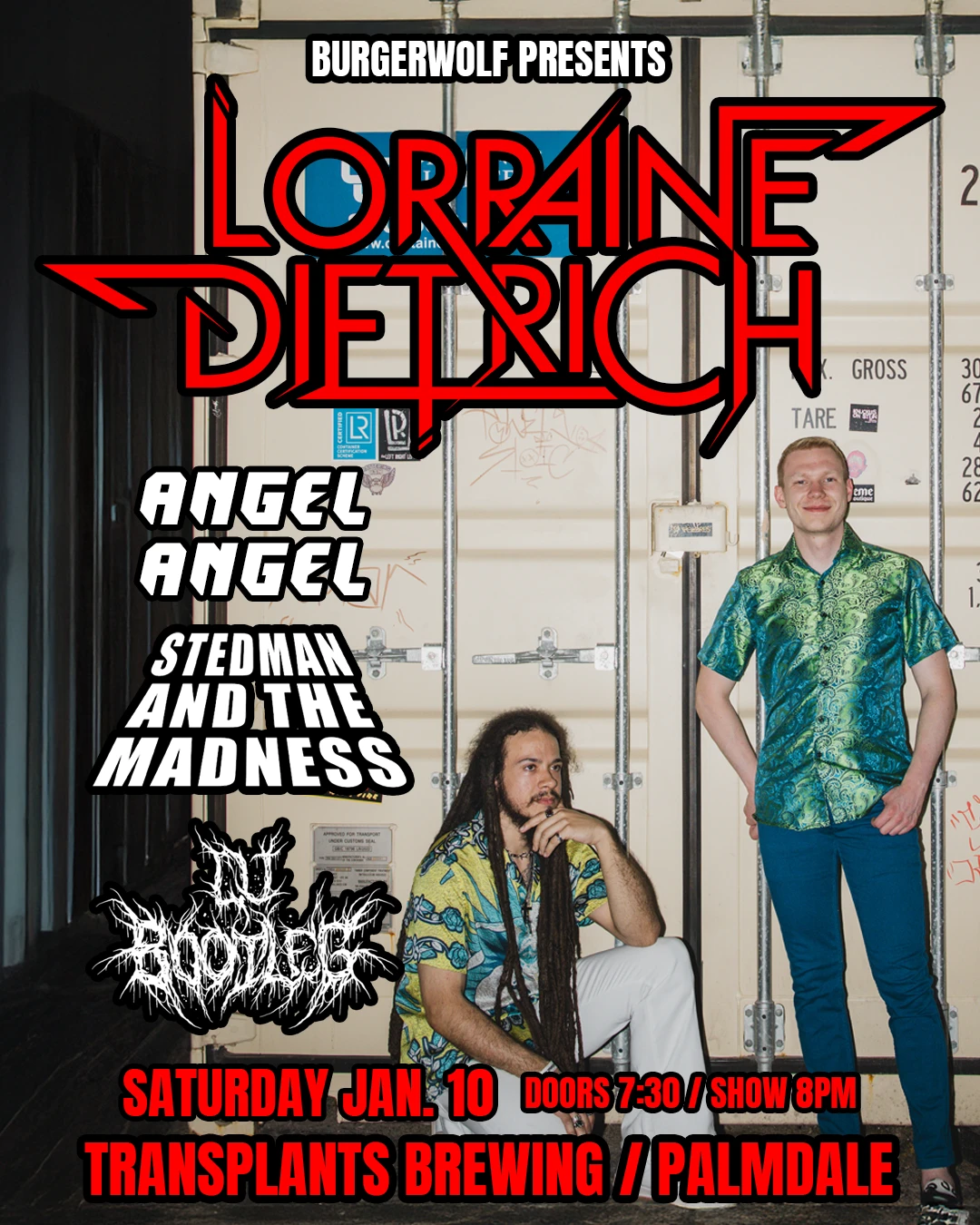 Event poster for concert