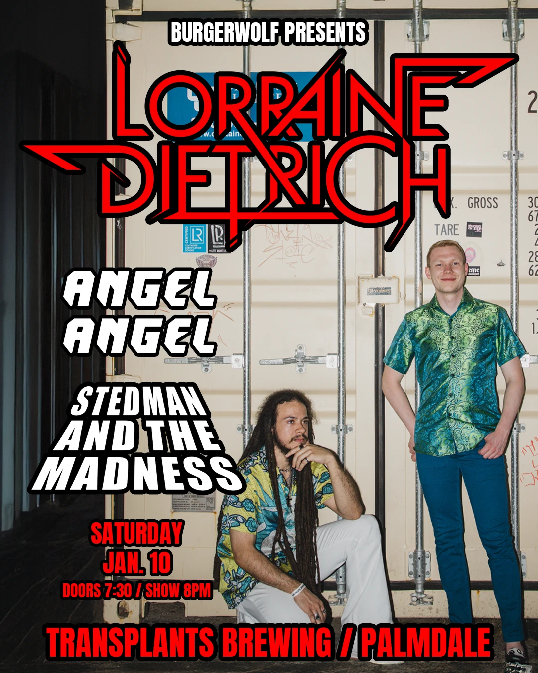 Event poster for concert