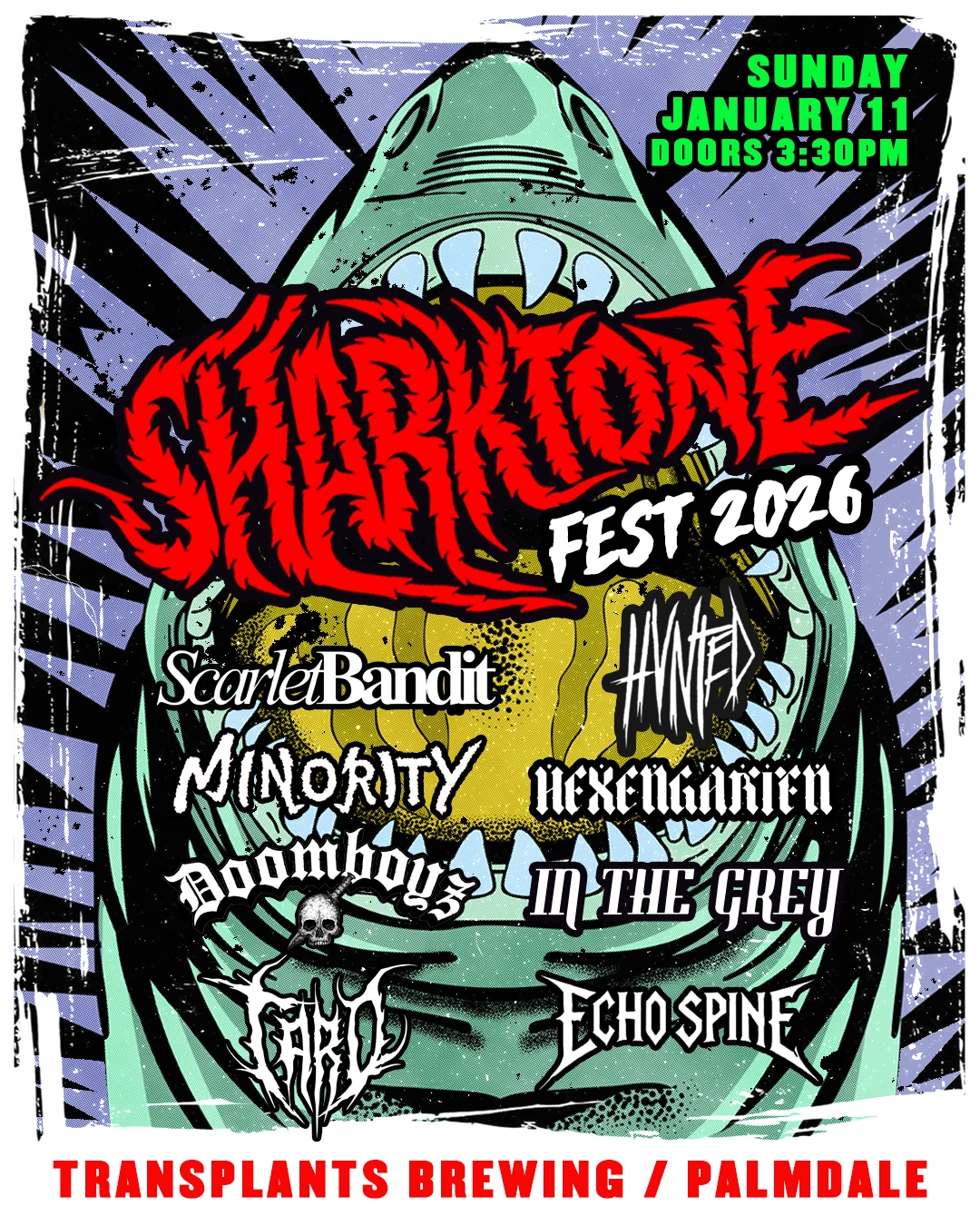 Event poster for concert