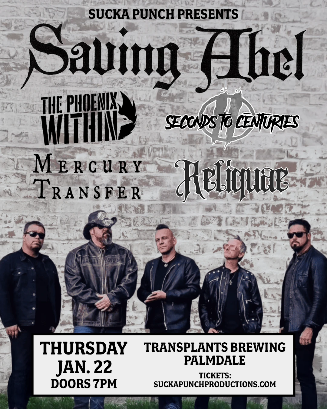 Event poster for concert