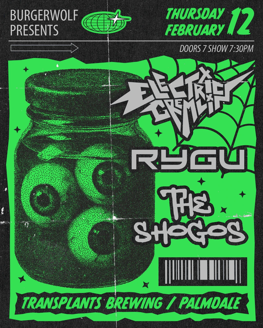 Event poster for concert