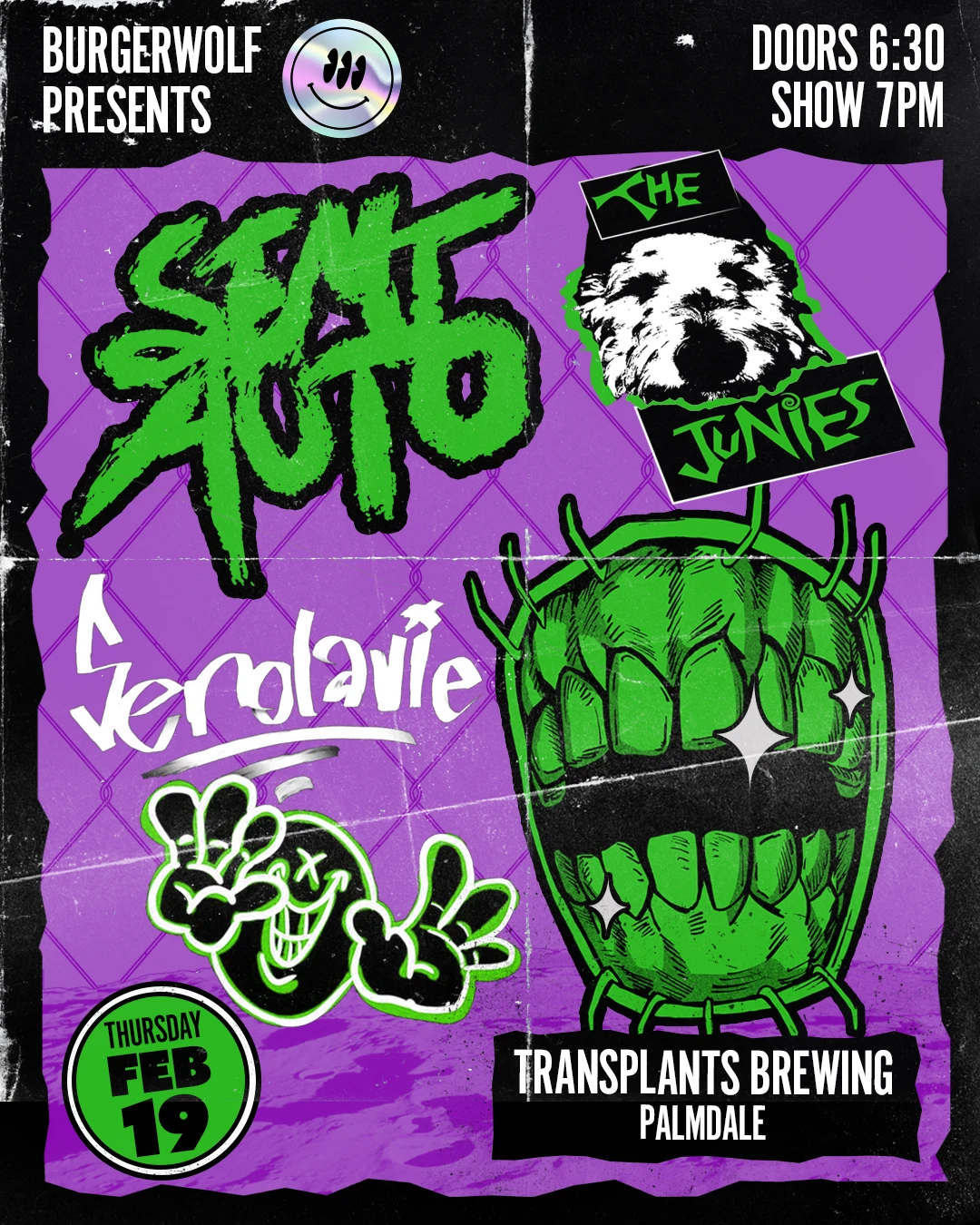 Event poster for concert