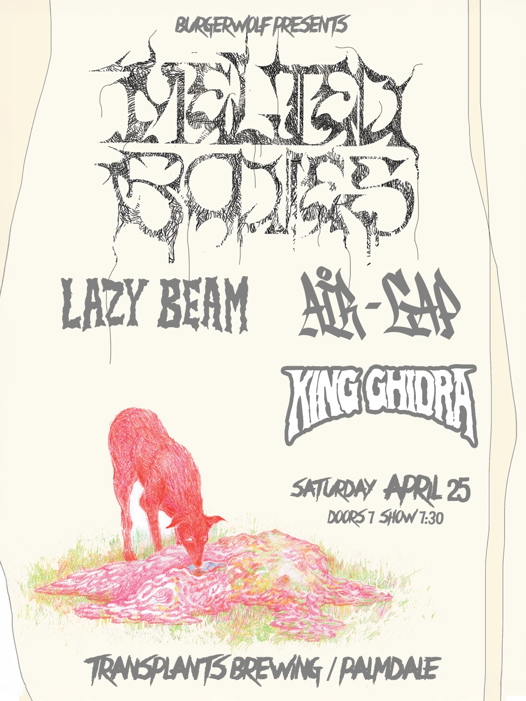 Event poster for concert