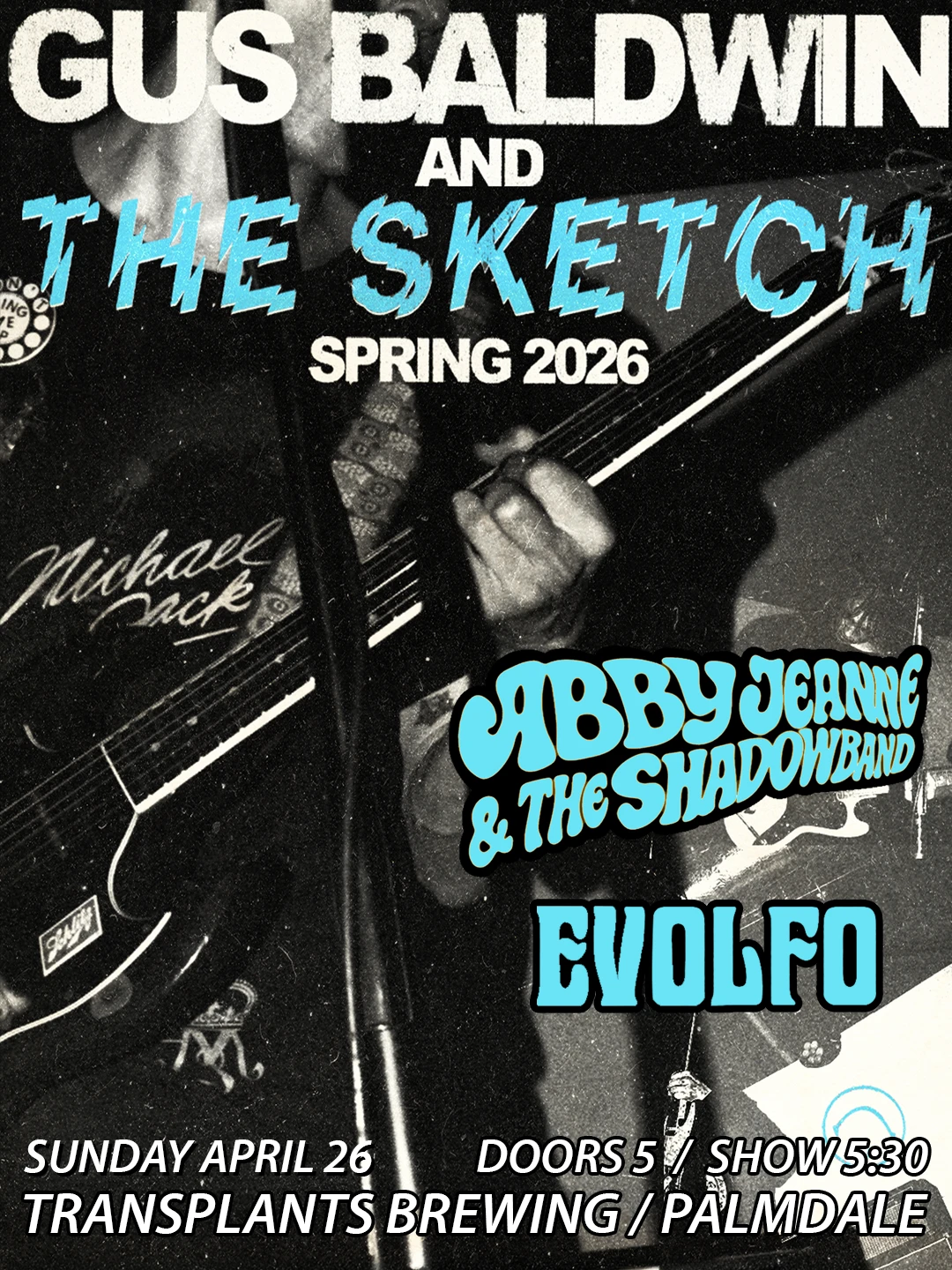 Event poster for concert