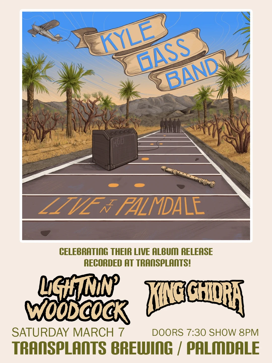 Event poster for concert