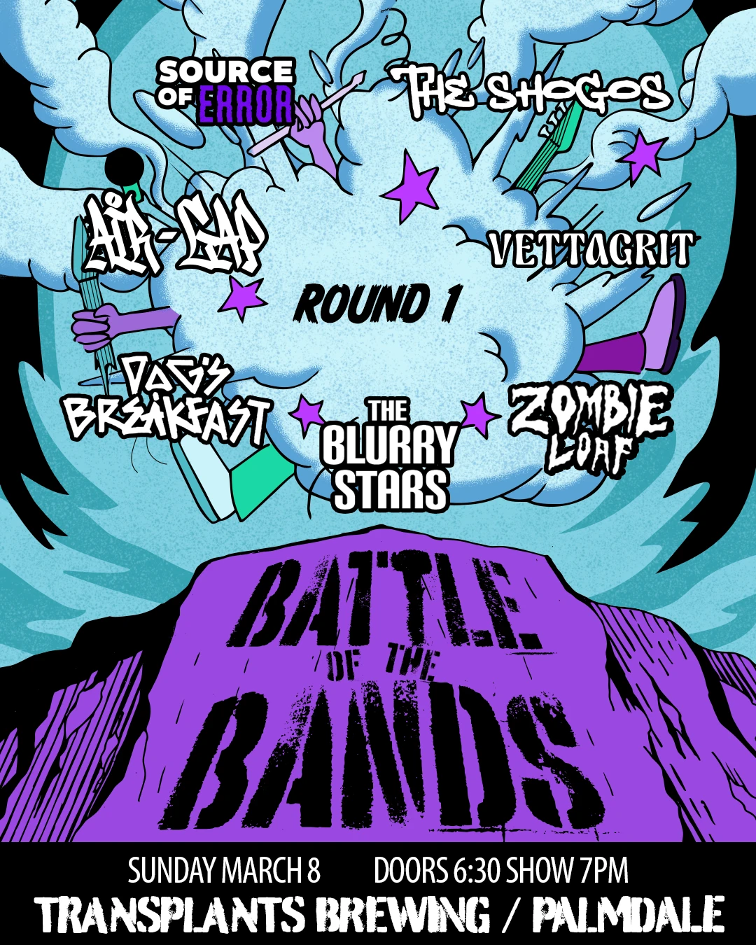 Event poster for concert