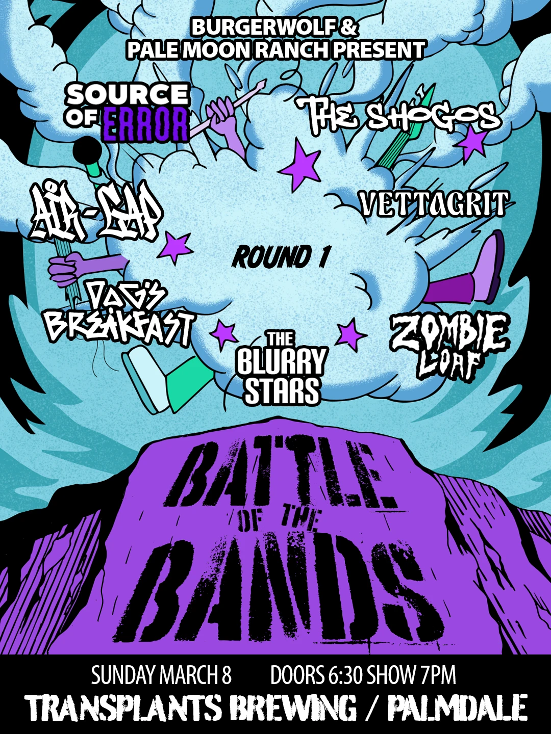 Event poster for concert