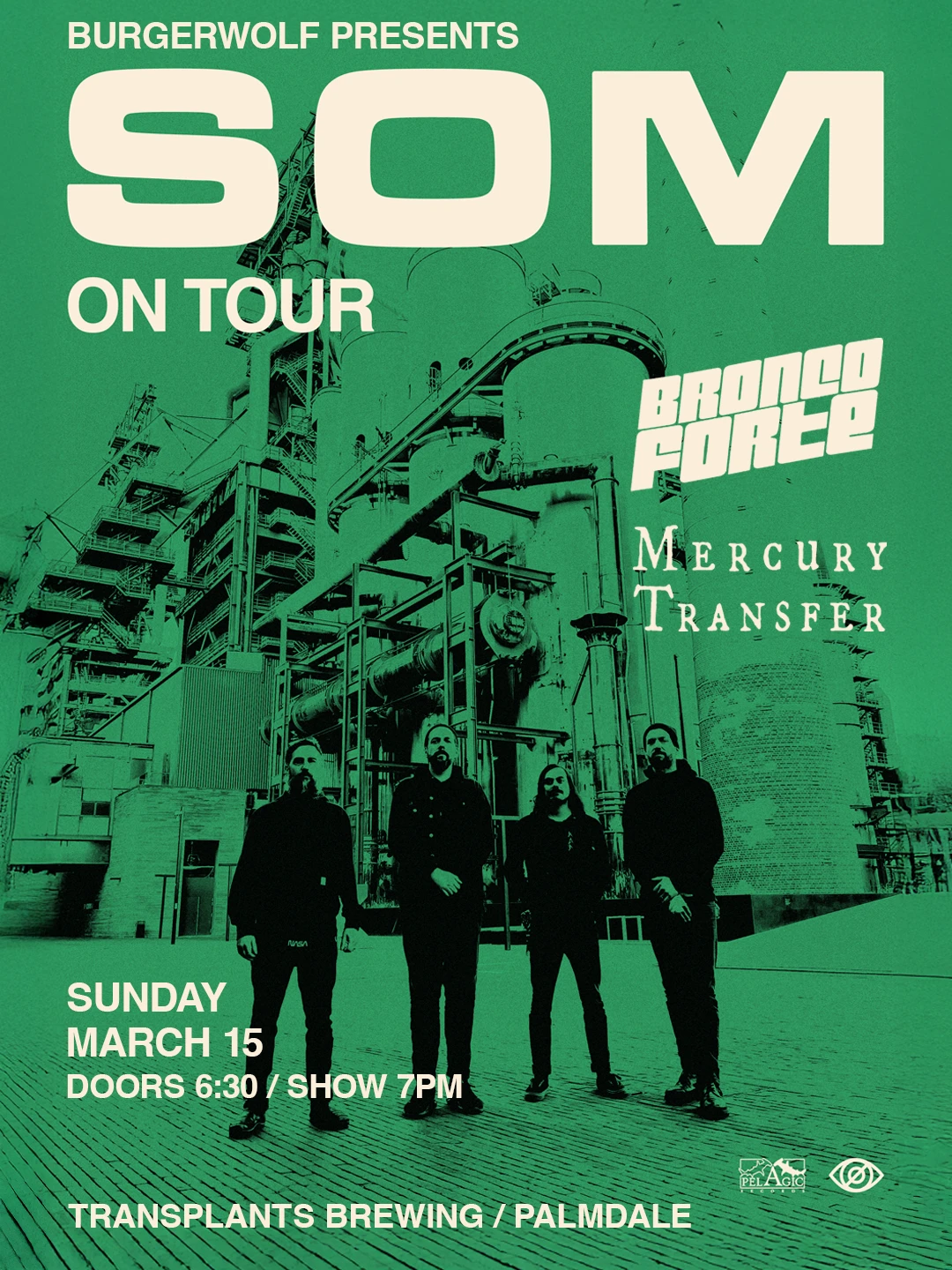 Event poster for concert