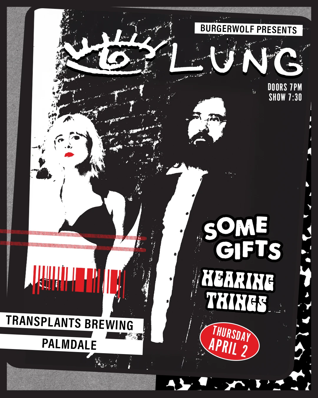 Event poster for concert