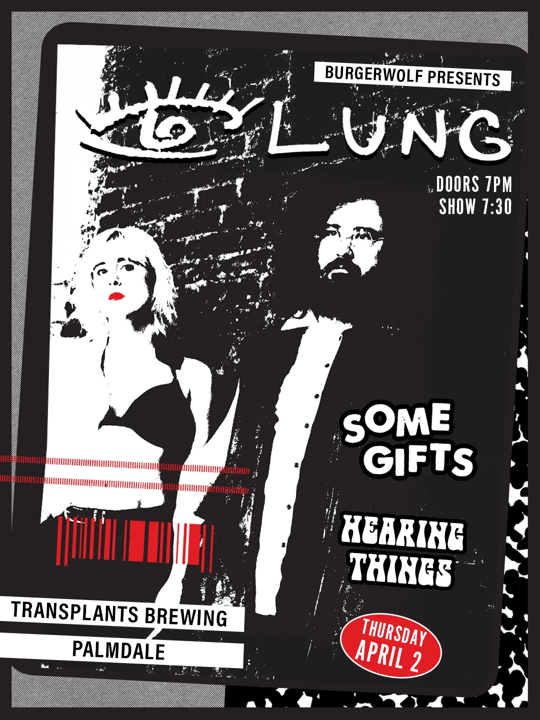 Event poster for concert