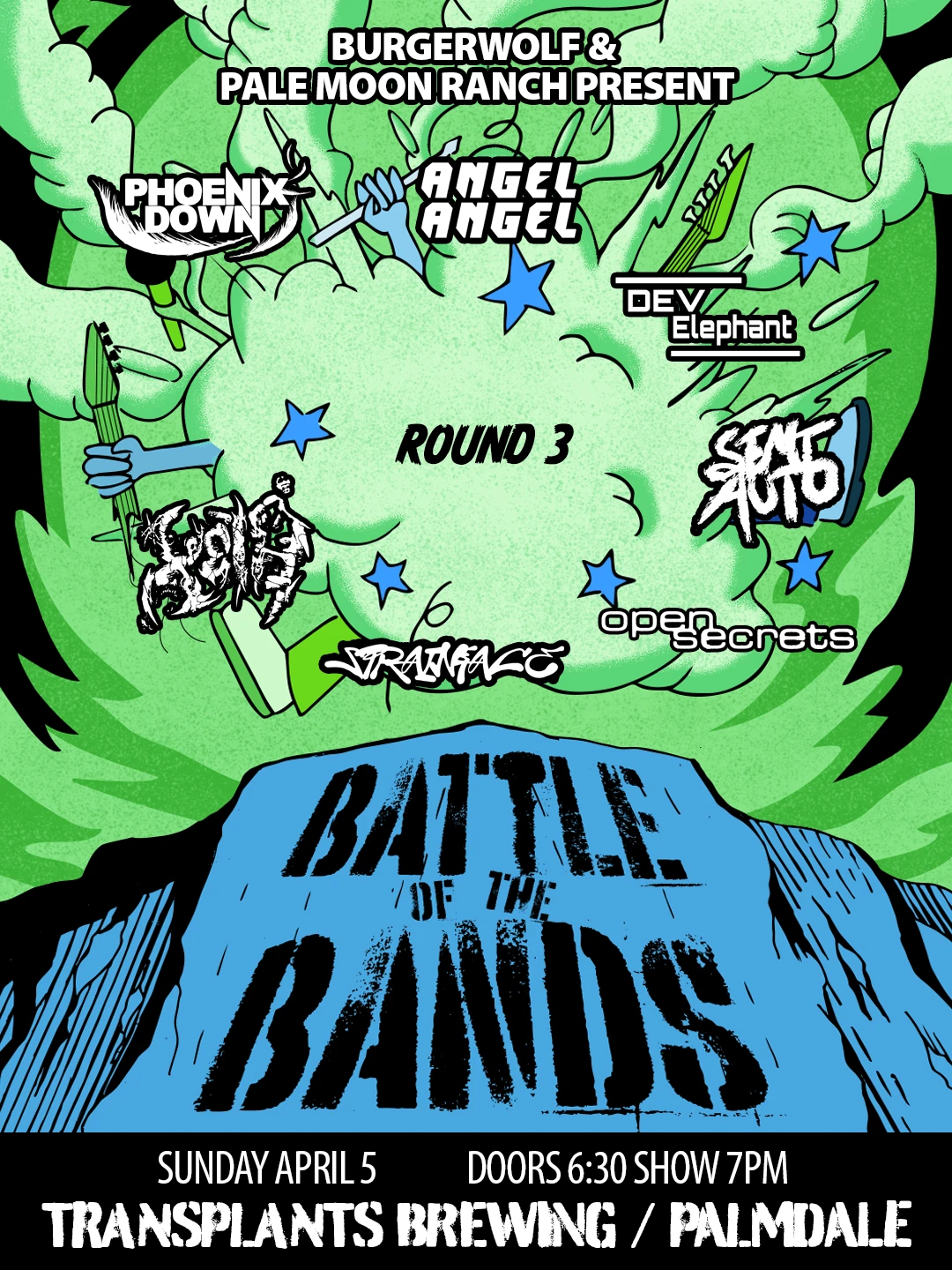 Event poster for concert