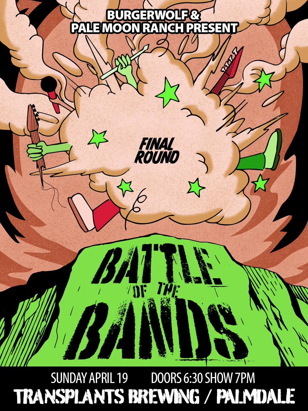 Event poster for concert