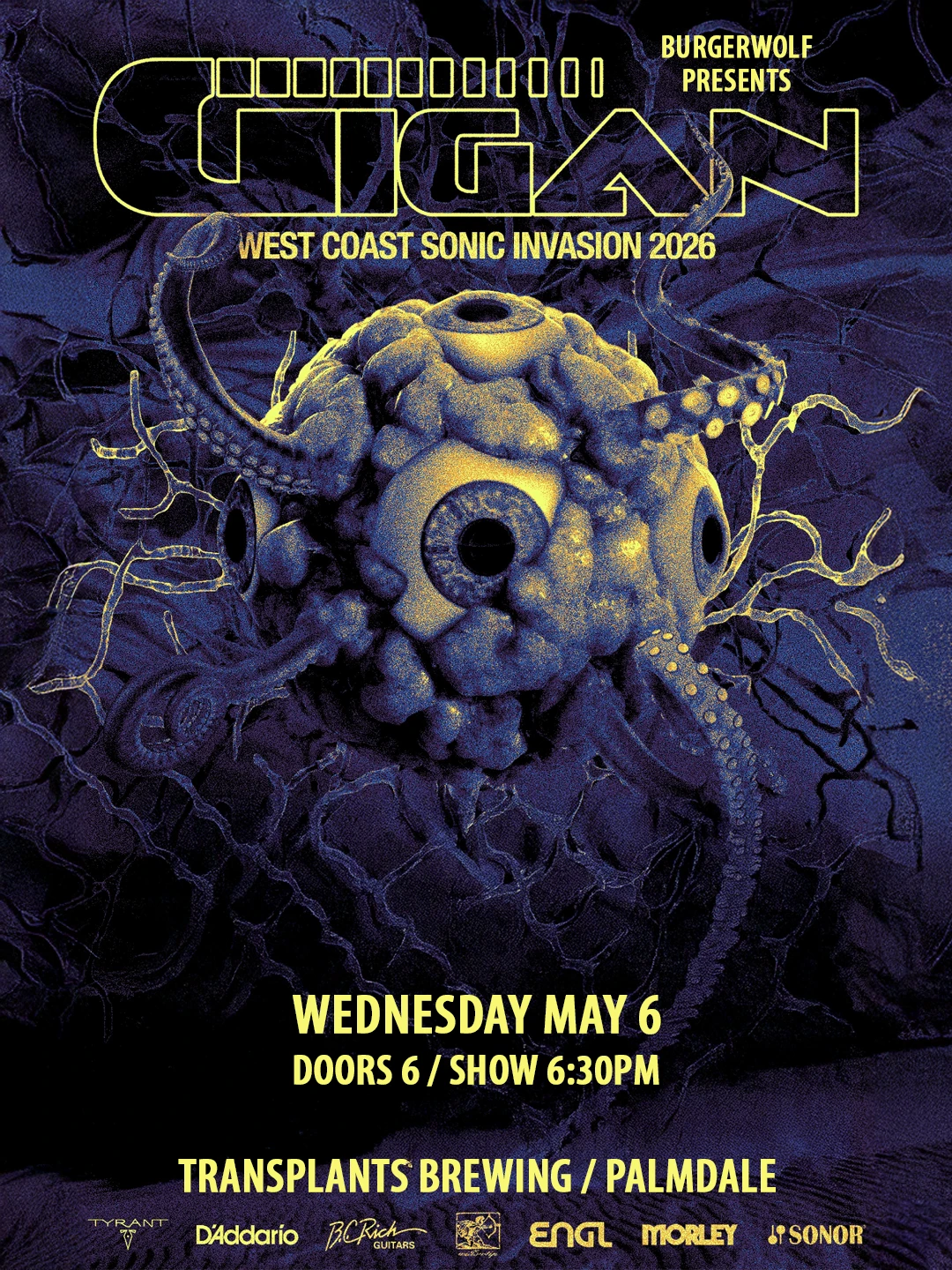 Event poster for concert