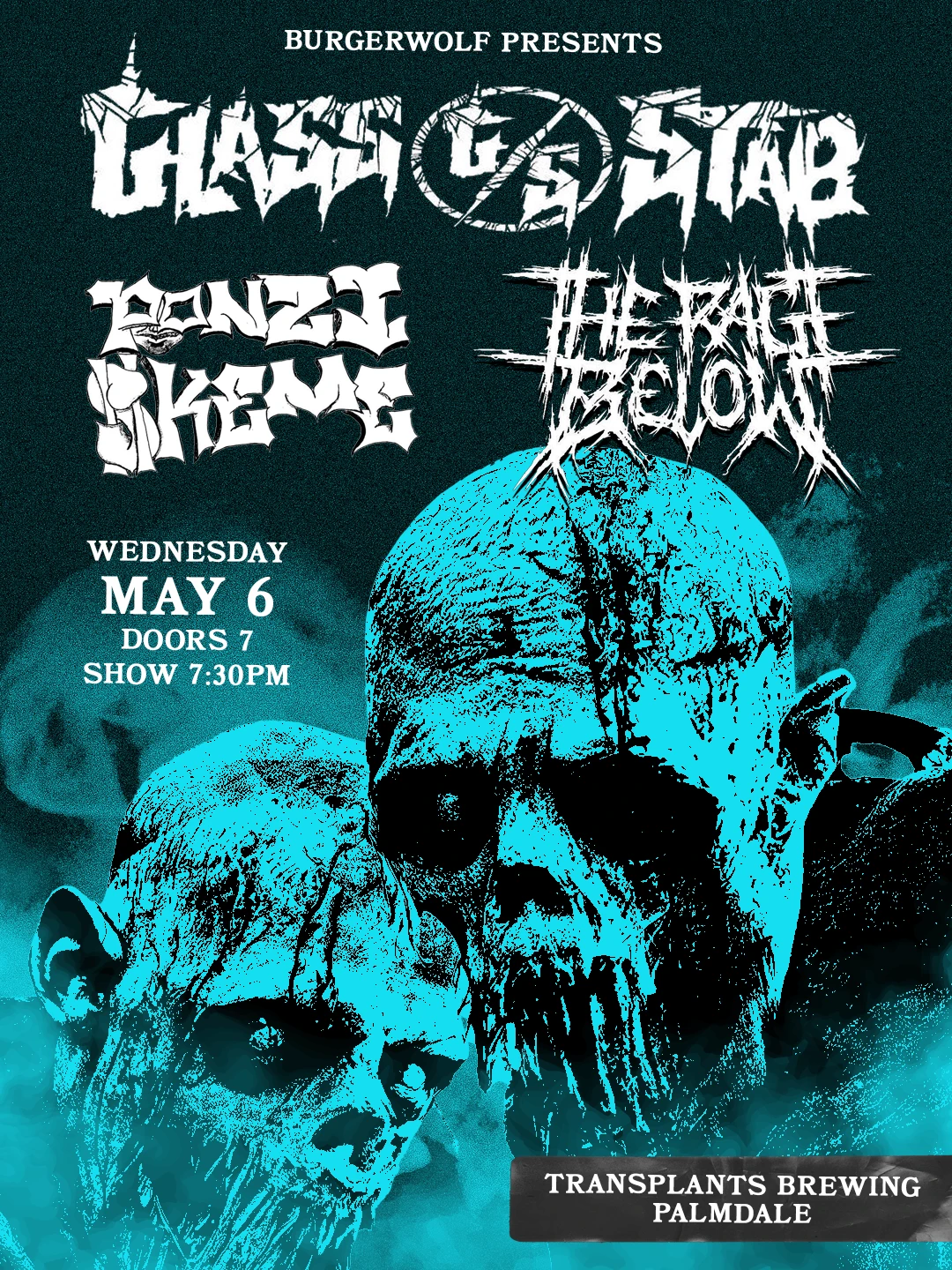 Event poster for concert