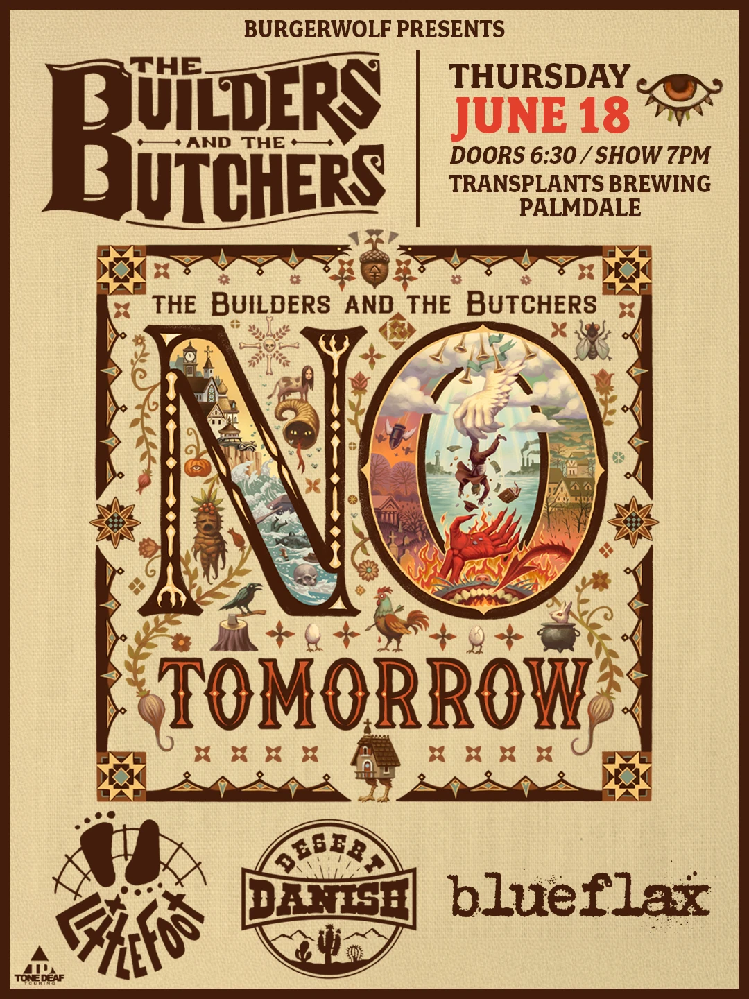 Event poster for concert