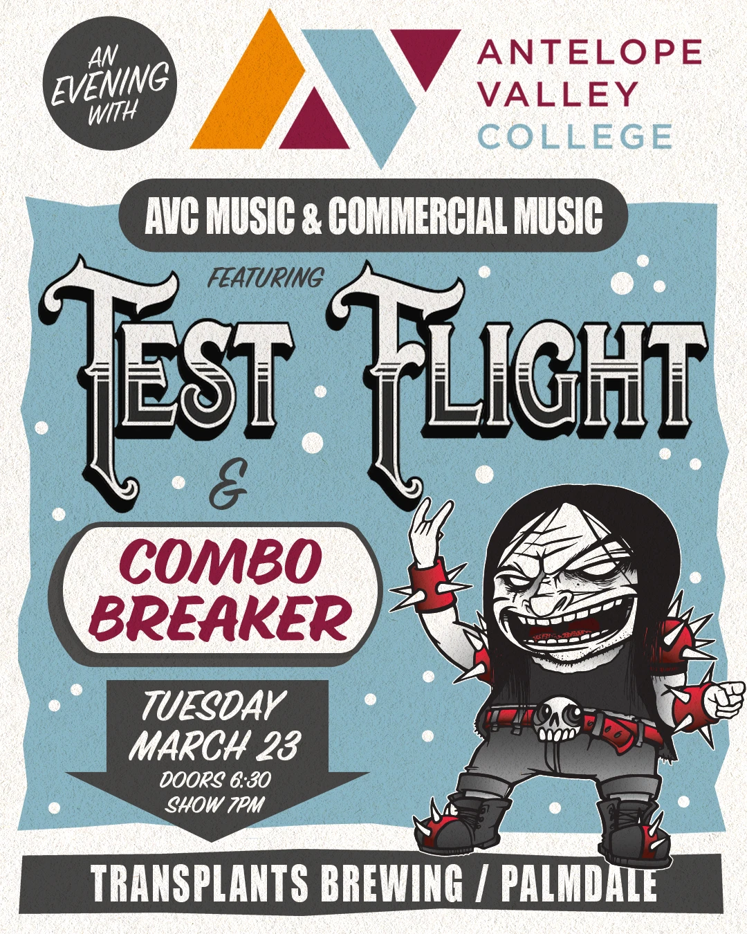 Event poster for concert