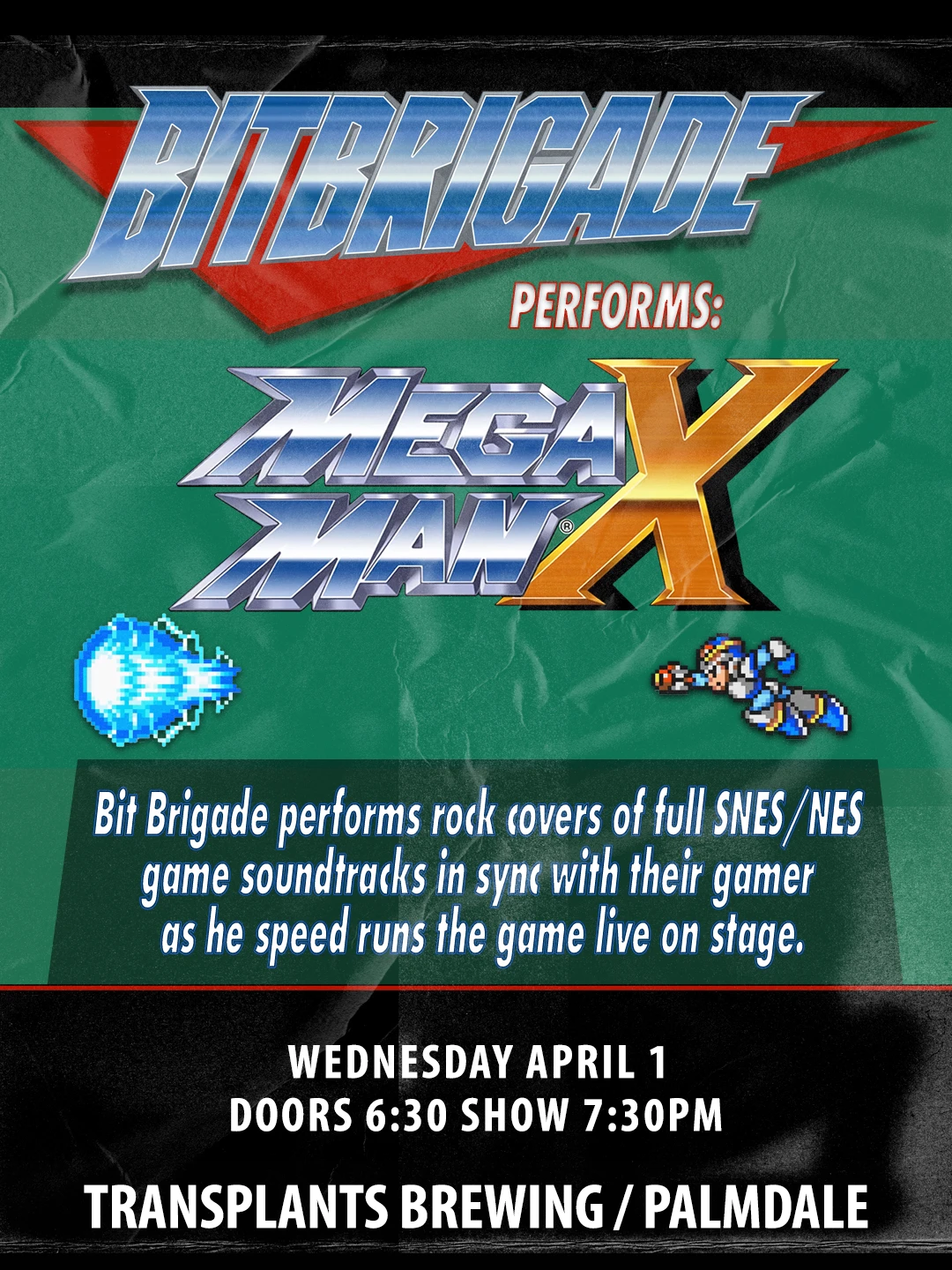 Event poster for concert