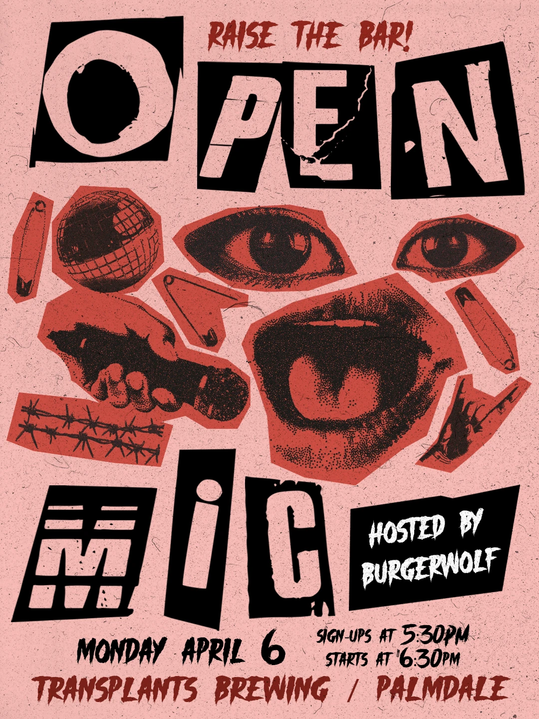 Event poster for performance