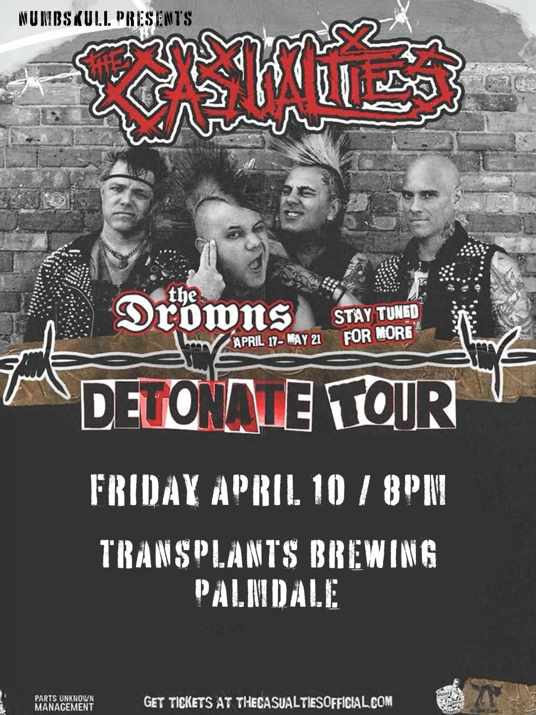 Event poster for concert