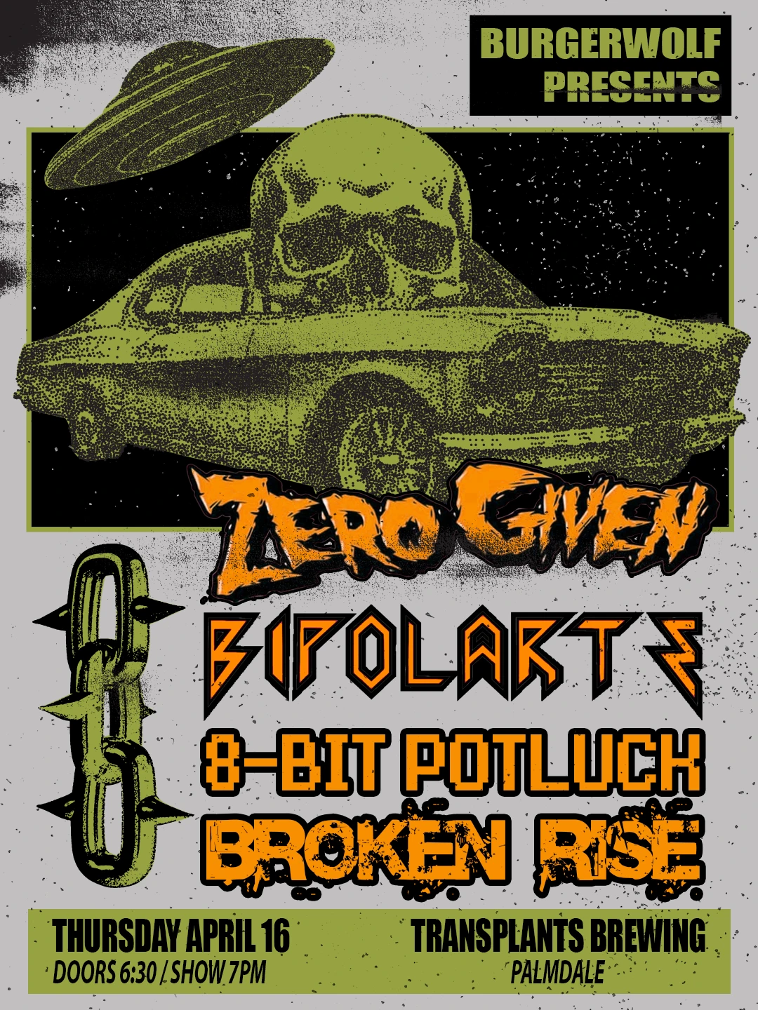 Event poster for concert