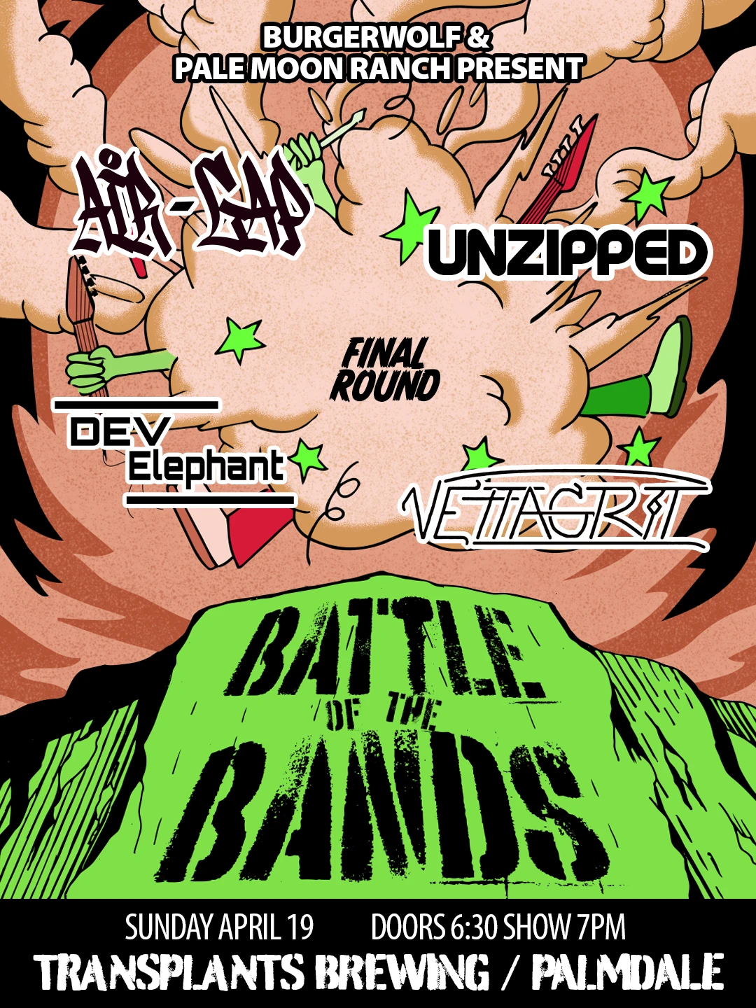 Event poster for concert