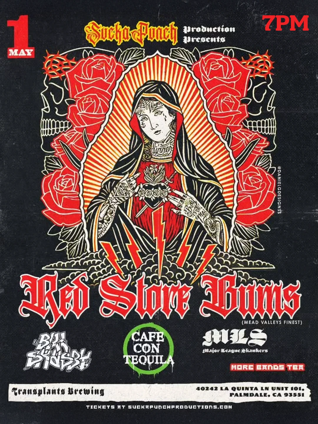 Event poster for concert