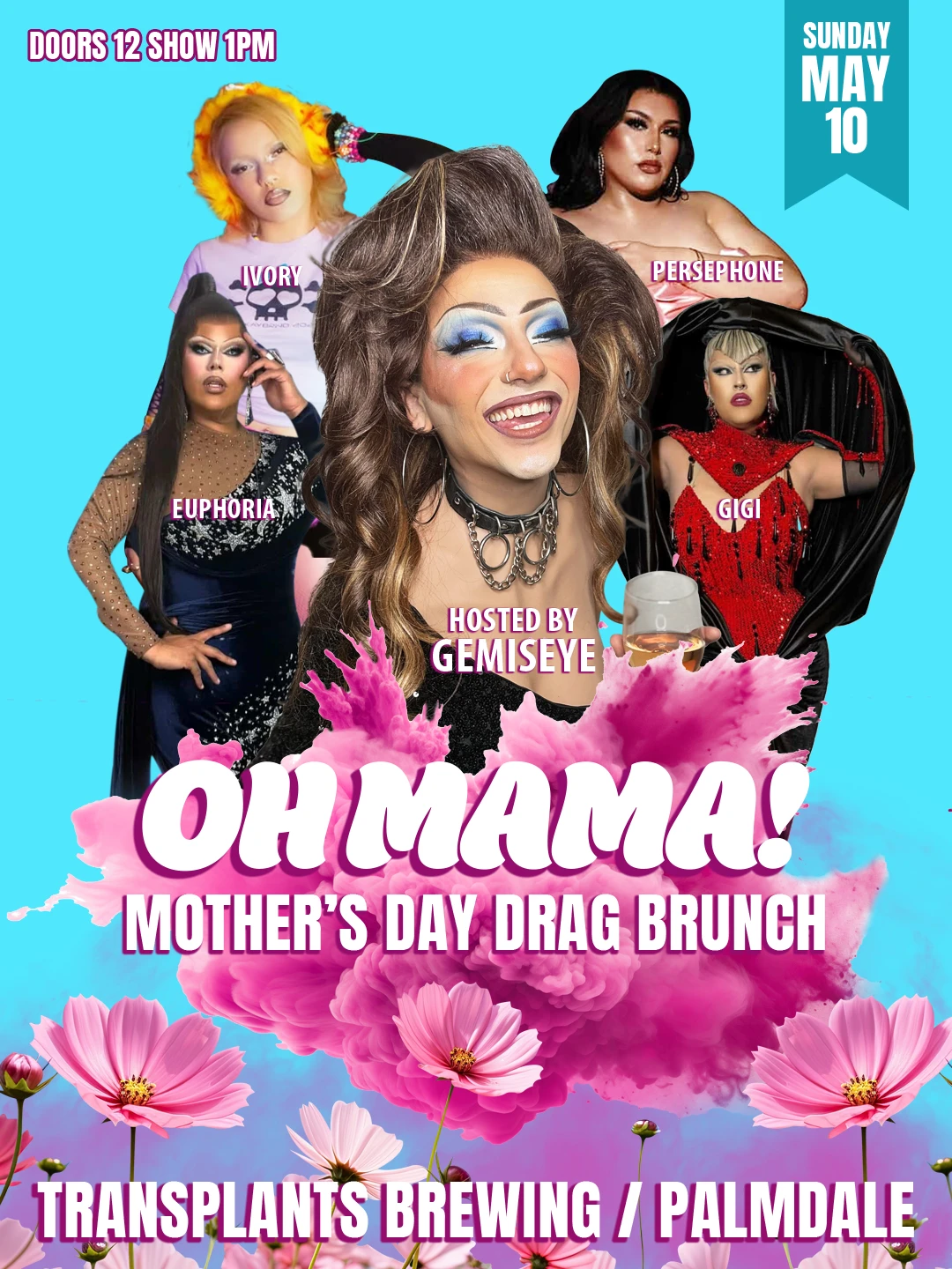 Event poster for performance