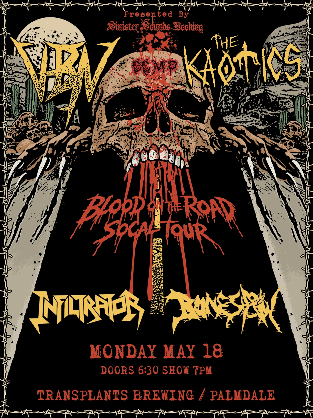 Event poster for concert