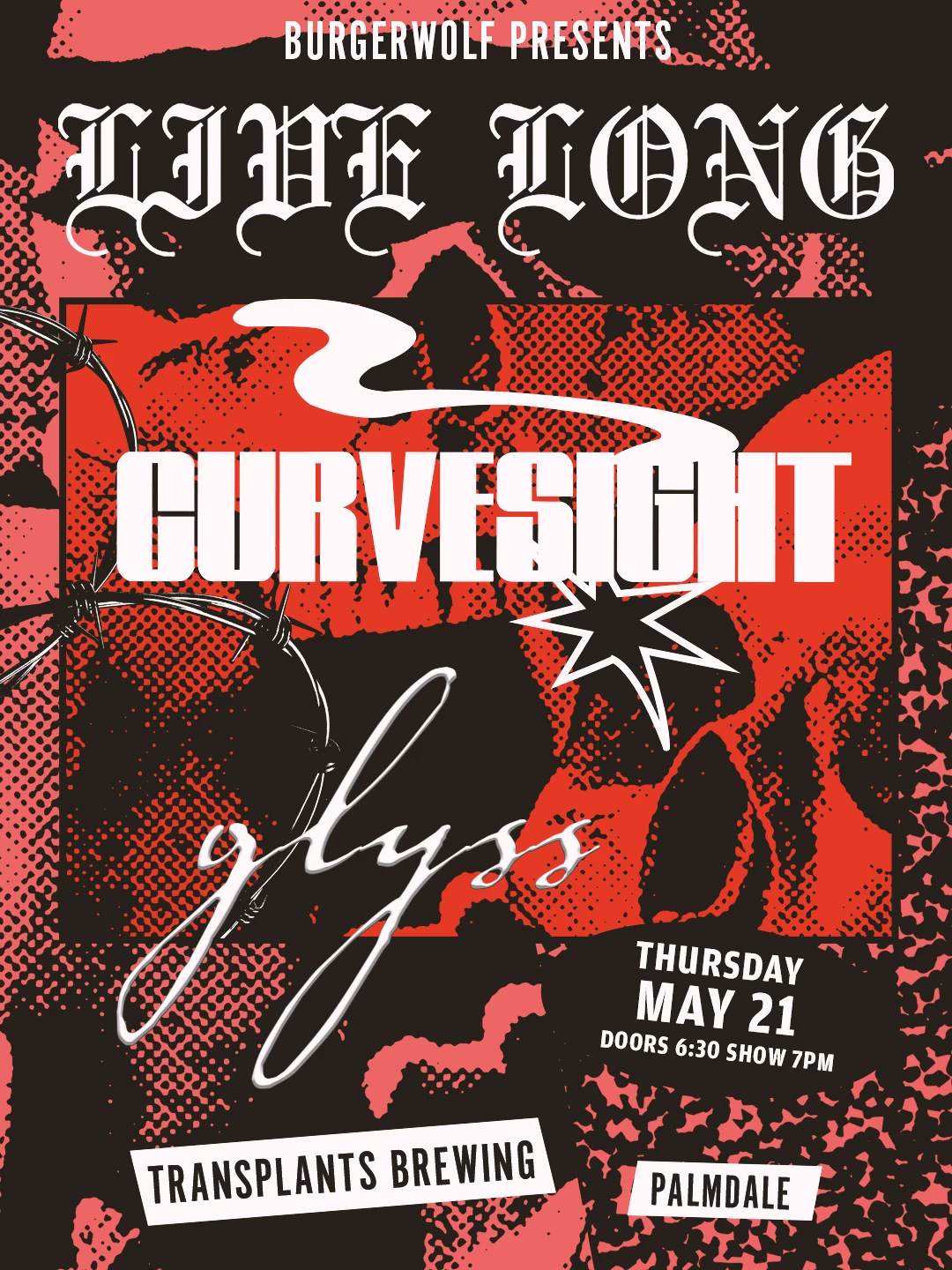 Event poster for concert