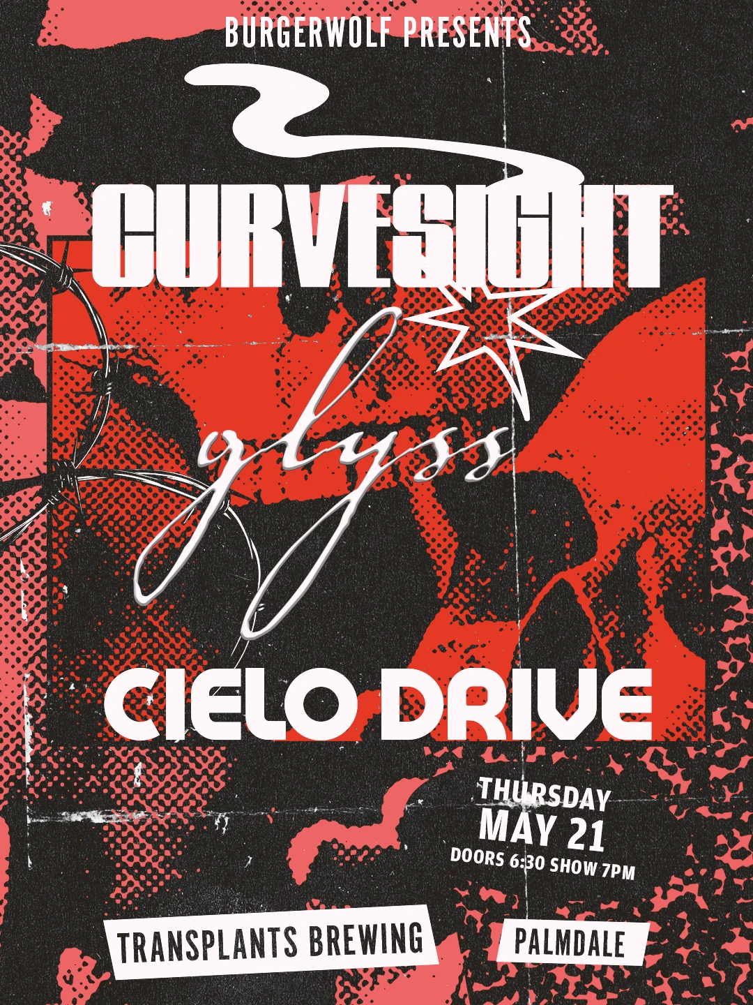 Event poster for concert