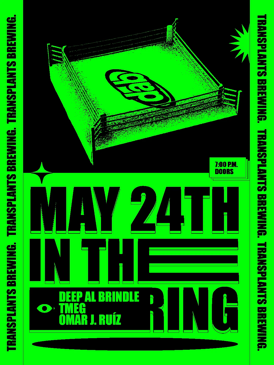 Event poster for concert