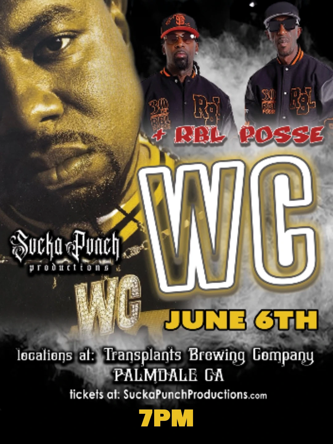 Event poster for concert