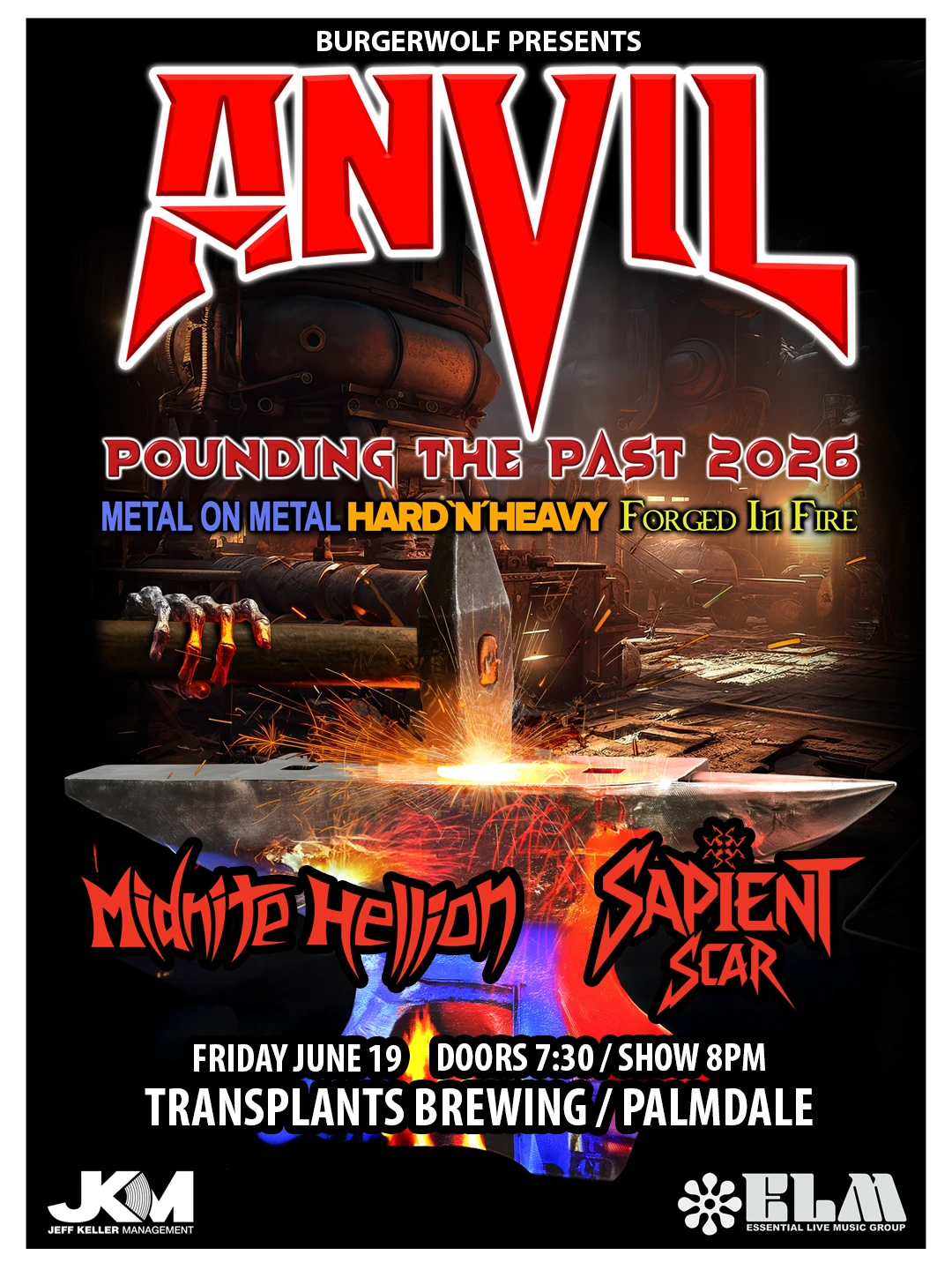 Event poster for concert