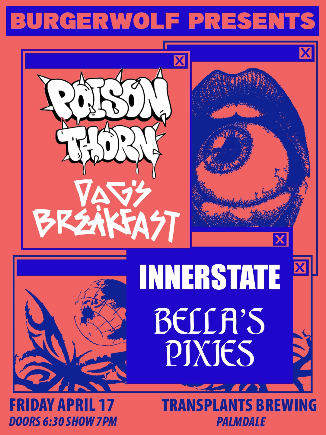 Event poster for concert