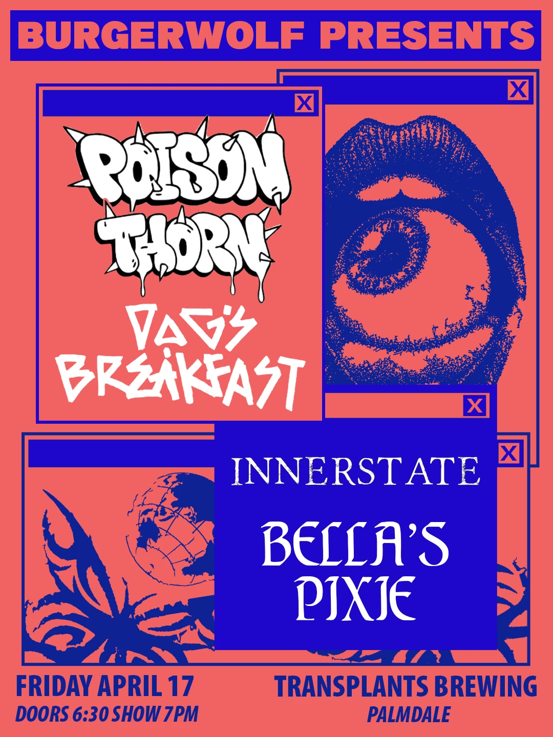 Event poster for concert